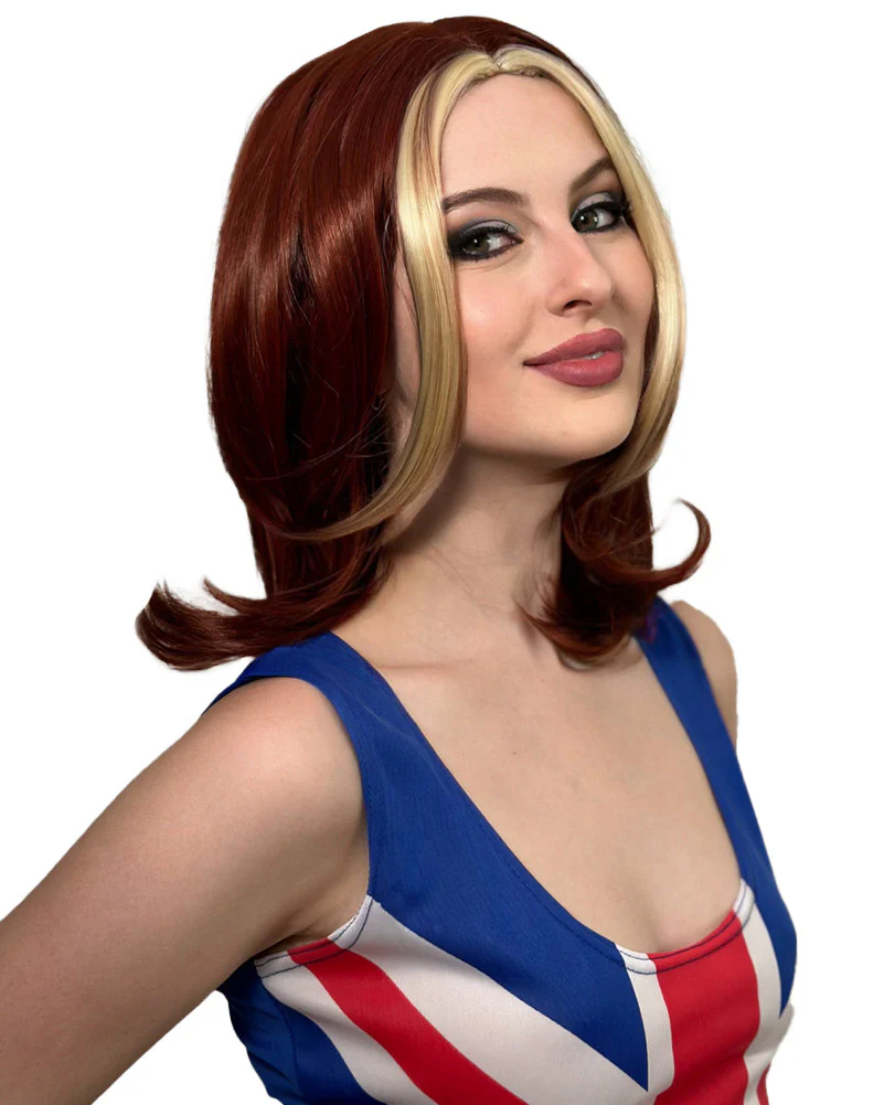 Ginger Music Diva Short Auburn Wig - Image 4