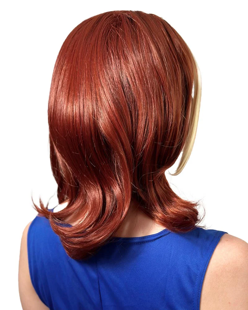 Ginger Music Diva Short Auburn Wig - Image 5