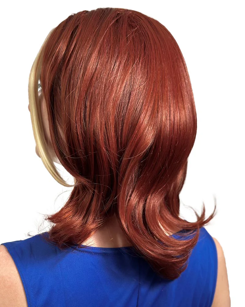 Ginger Music Diva Short Auburn Wig - Image 6