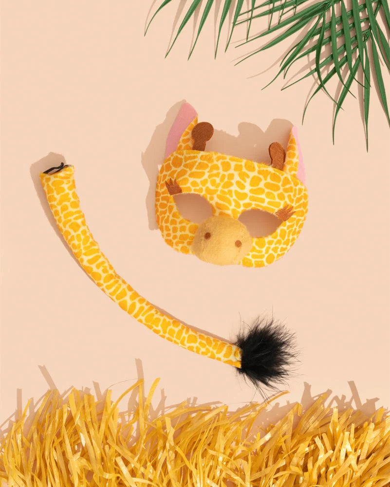 Giraffe Deluxe Mask and Tail Set - Image 2