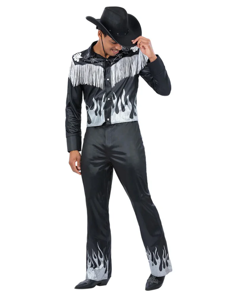 Glamorous Cowboy Deluxe Mens Costume - Image 2