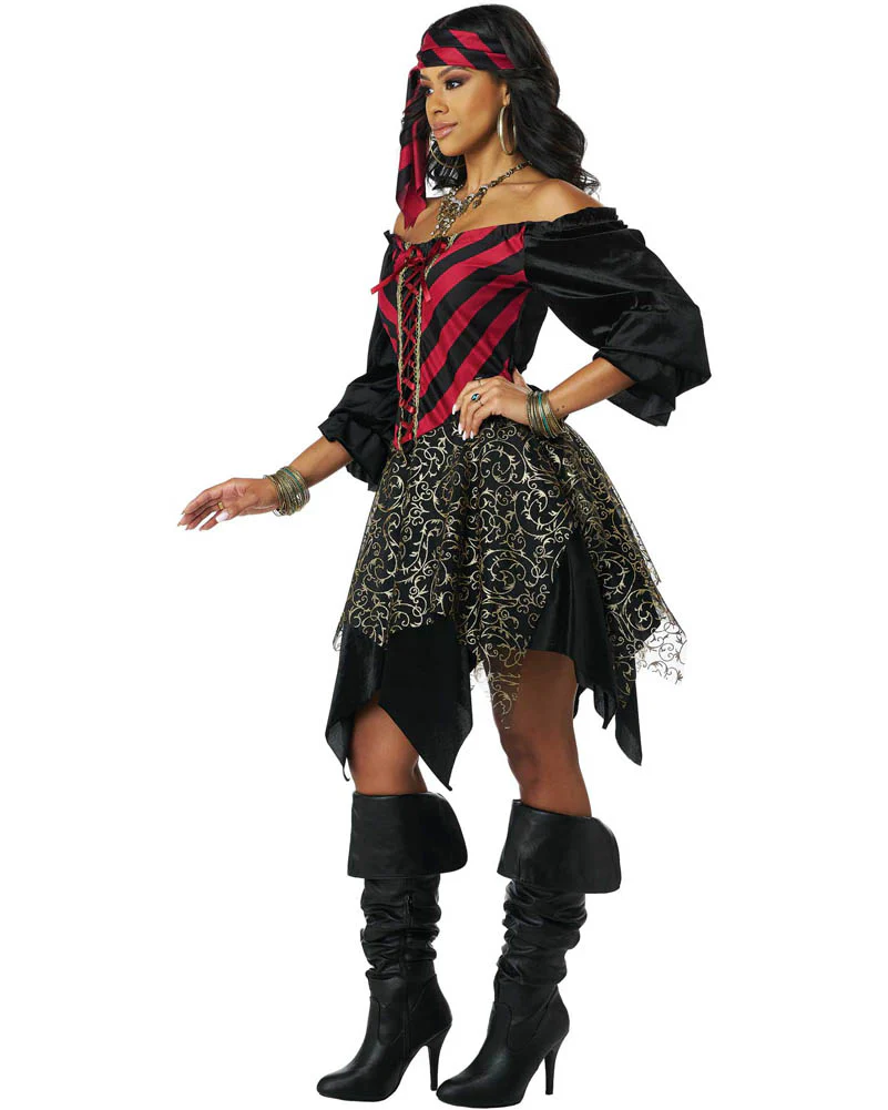 Glimmering Sea Pirate Womens Costume - Image 3