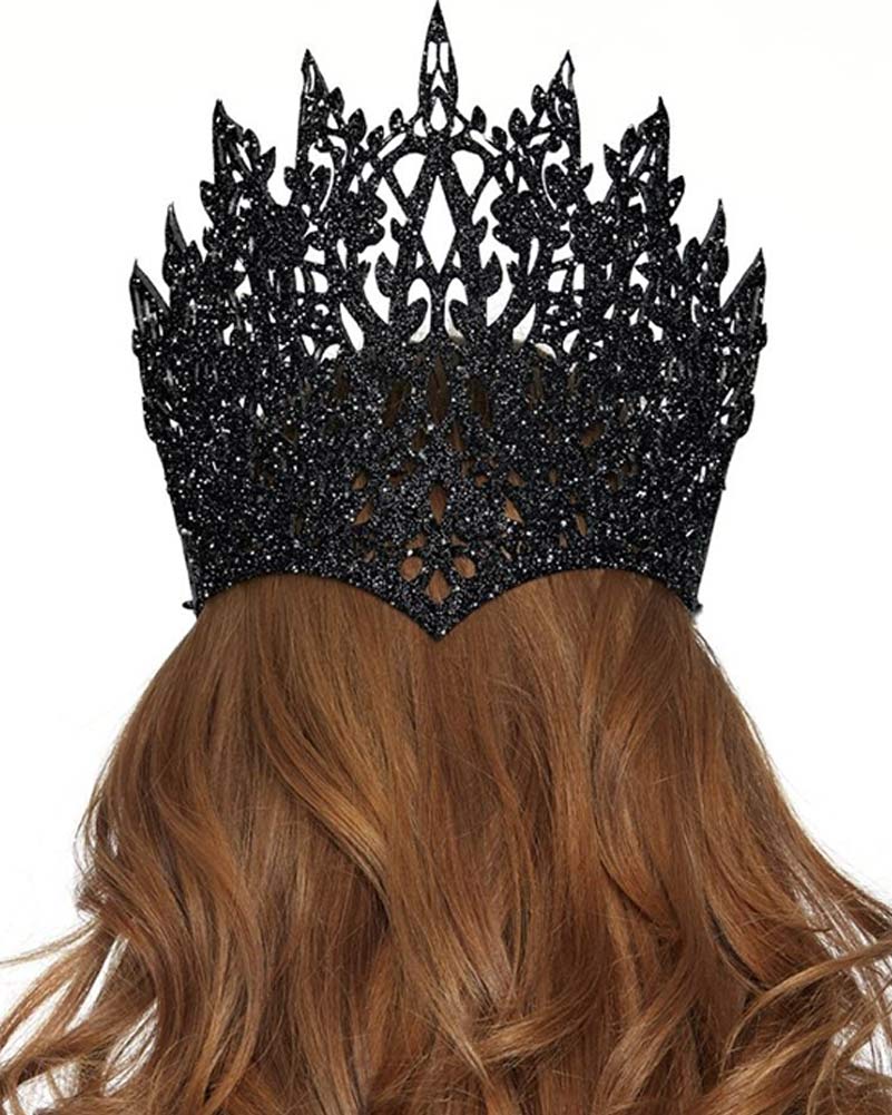Glitter Die Cut Crown with Jewel Accent - Image 2
