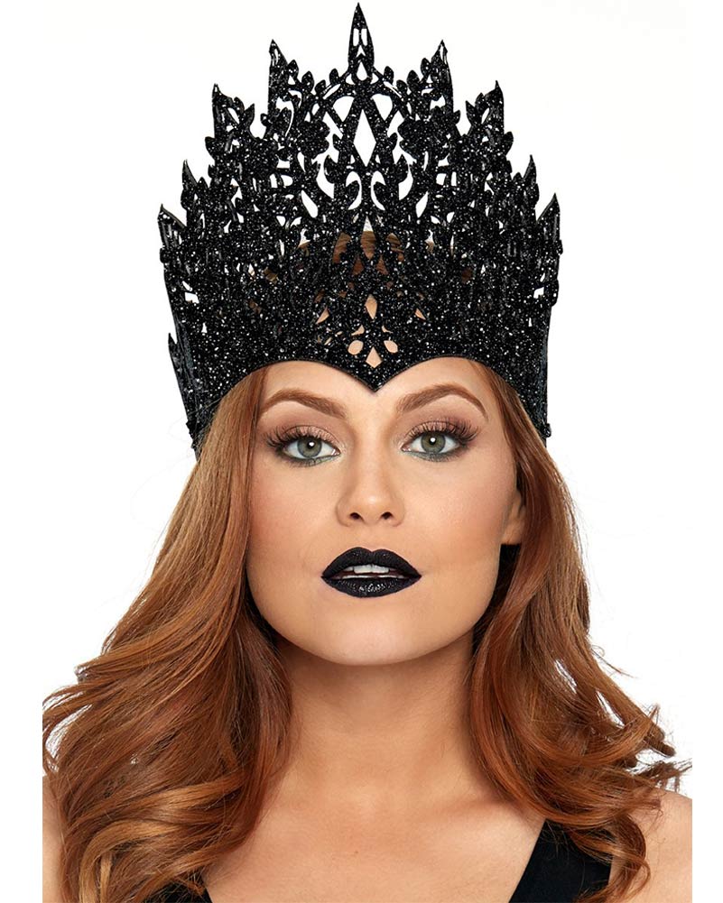 Glitter Die Cut Crown with Jewel Accent - Image 3