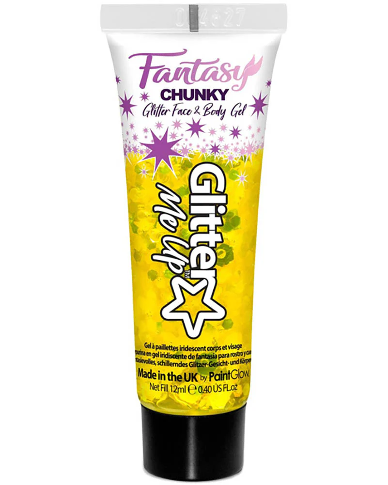 Glitter Me Up Golden Griffen Chunky Body Iridescent Glitter Gel 12ml