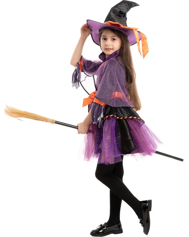 Glitter Witch Kids Costume - Image 2