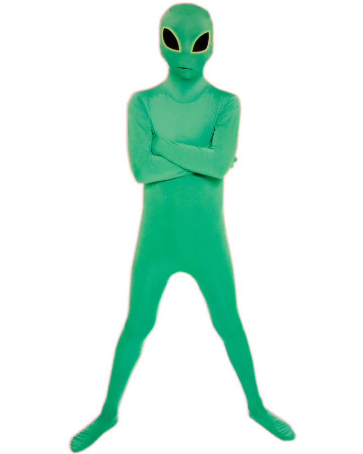 Glow Alien Morphsuit Boys Costume - Image 2