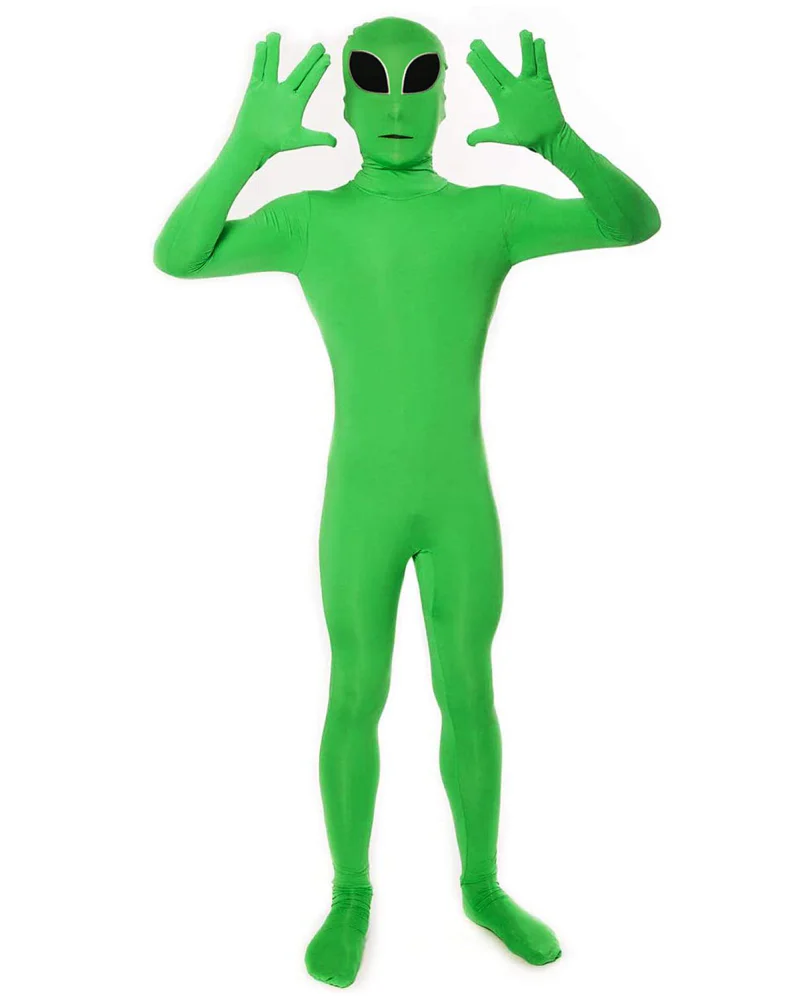 Glow Alien Morphsuit Boys Costume - Image 3