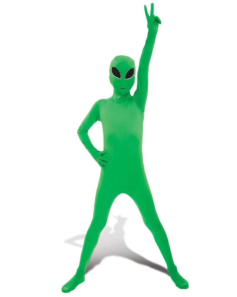 Glow Alien Morphsuit Boys Costume - Image 6