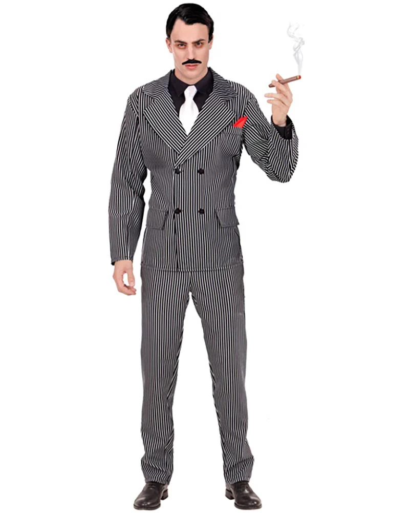 Godfather Suit Mens Costume - Image 4