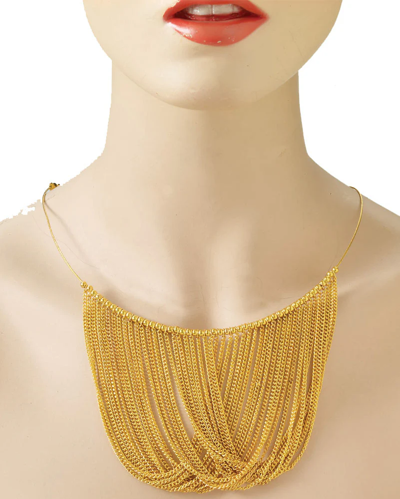 70s Gold Chain Disco Necklace