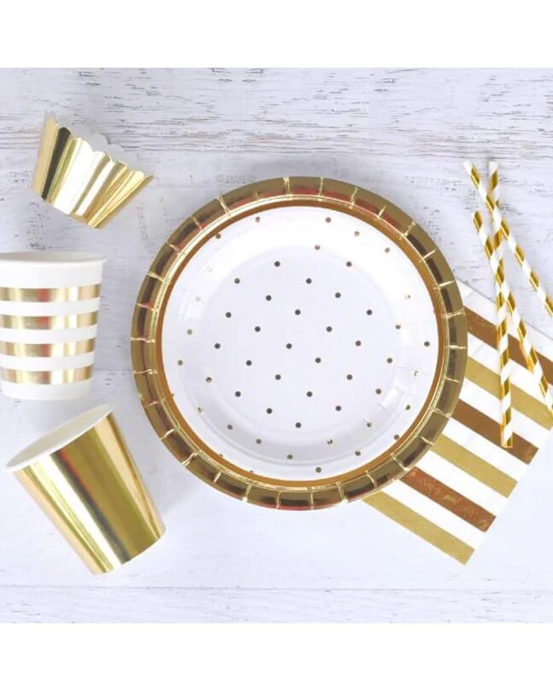 Gold Foil Cupcake Wrappers Pack of 12