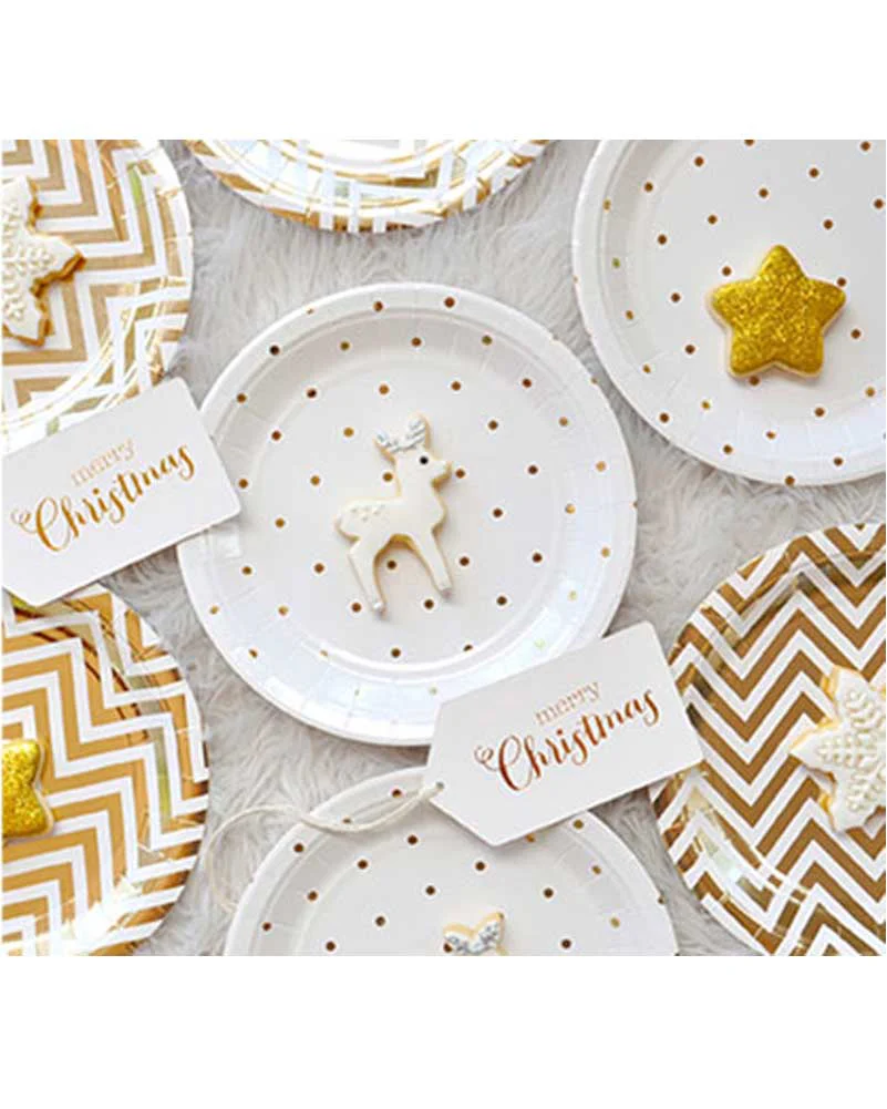 Gold Merry Christmas Tags Pack of 12 - Image 3