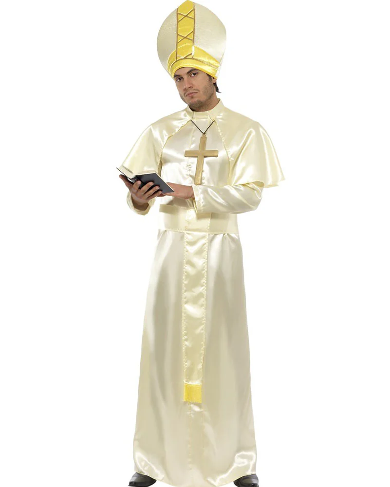 Gold Pope Mens Costume - Image 3