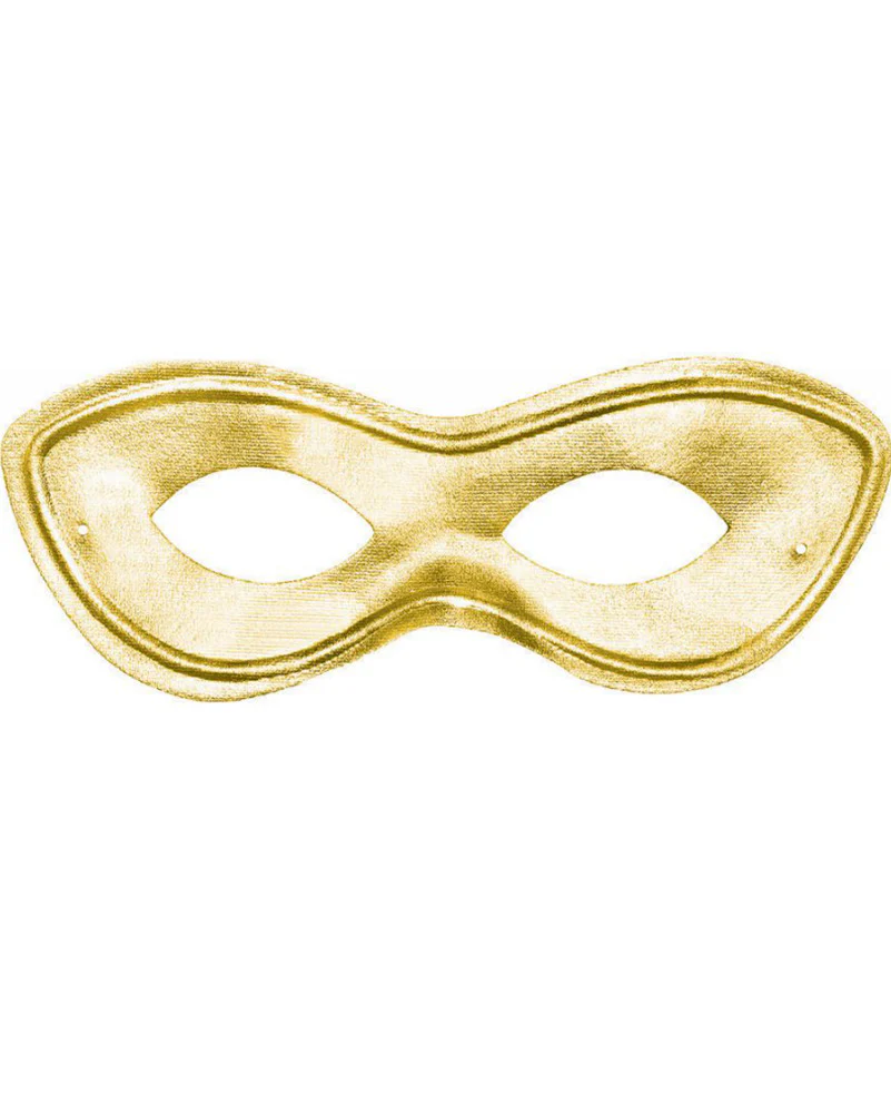 Gold Superhero Eye Mask