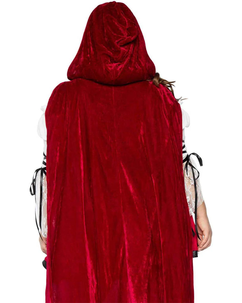 Gorgeous Storybook Red Riding Hood Plus Size Womens Costume - Image 5
