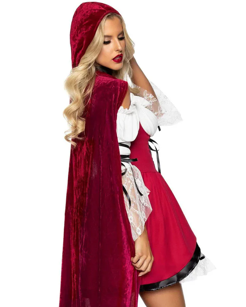 Gorgeous Storybook Red Riding Hood Womens Costume - Image 3
