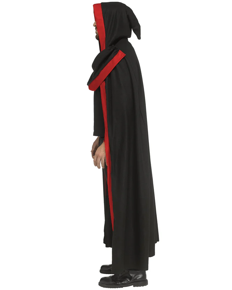 Goth Lord Hooded Mens Cloak - Image 3