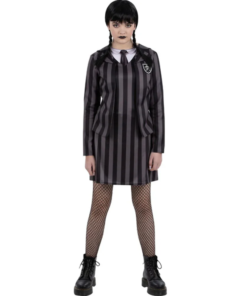 Gothic Student Uniform Girls Costume - Image 2