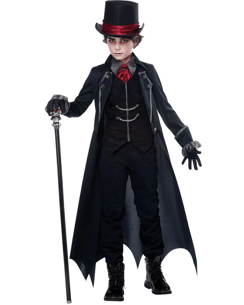 Gothic Vampire Boys Costume