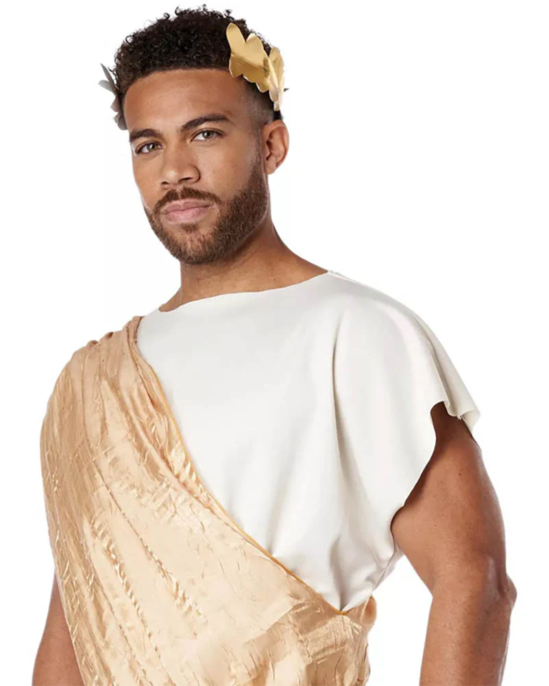 Greek God Toga Plus Size Mens Costume - Image 3
