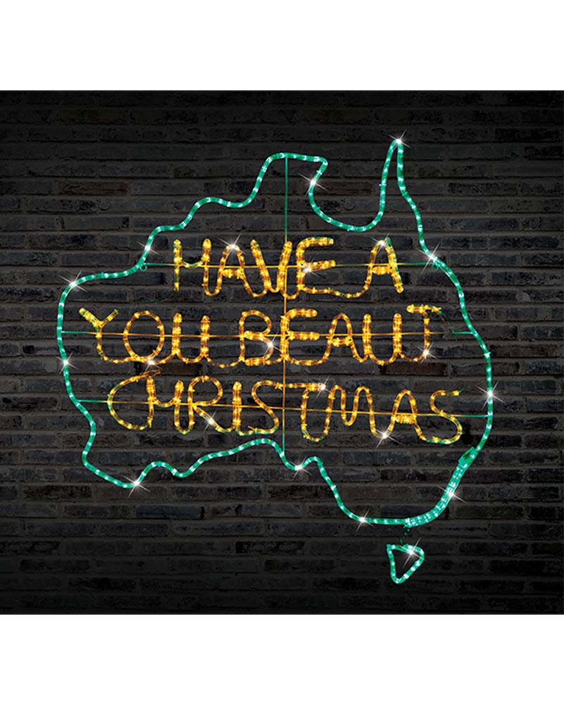 Green-Gold U Beaut Christmas LED Ropelight 1m - Image 2