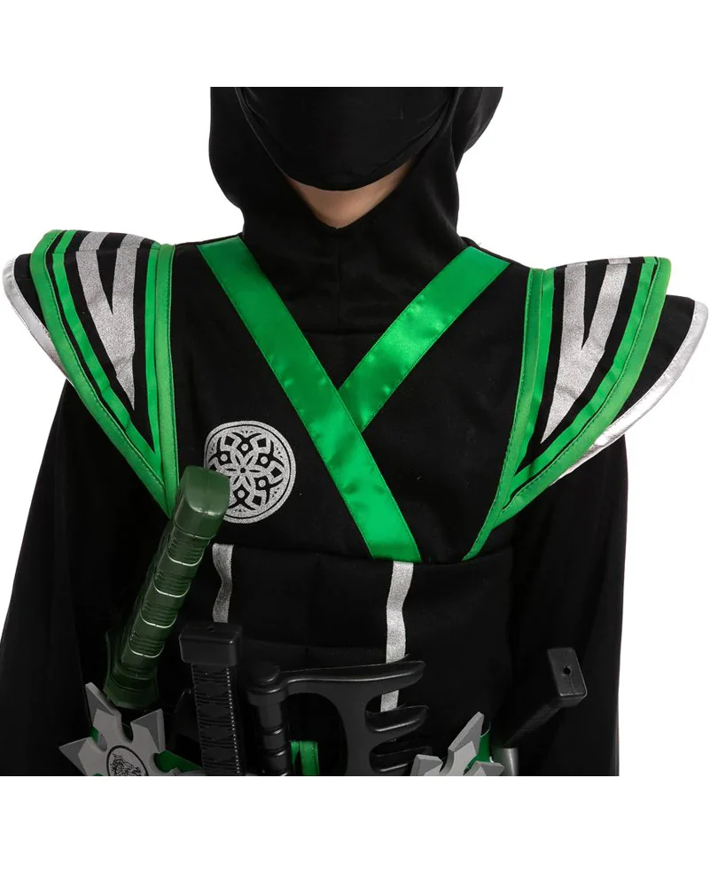 Green Ninja Toddler and Kids Costume - Image 4