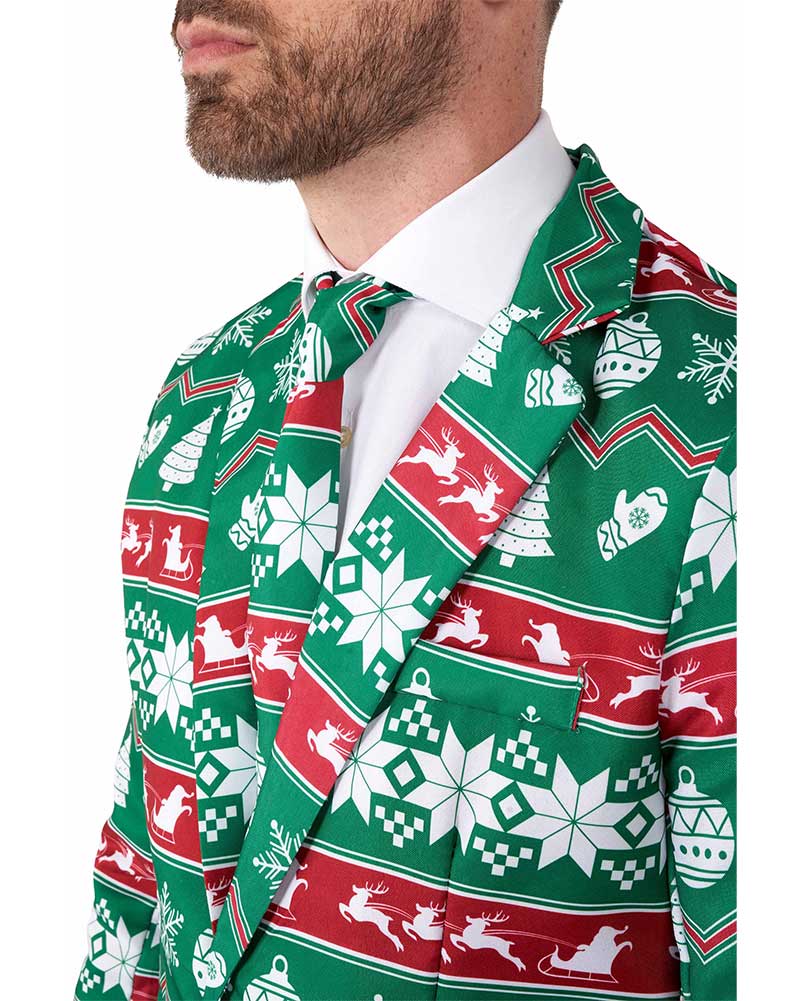 Green Nordic Christmas Suitmeister - Image 2