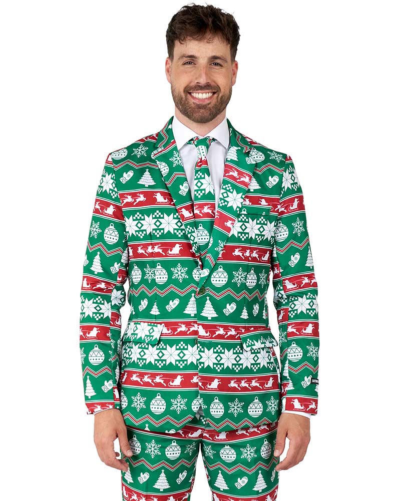 Green Nordic Christmas Suitmeister - Image 3