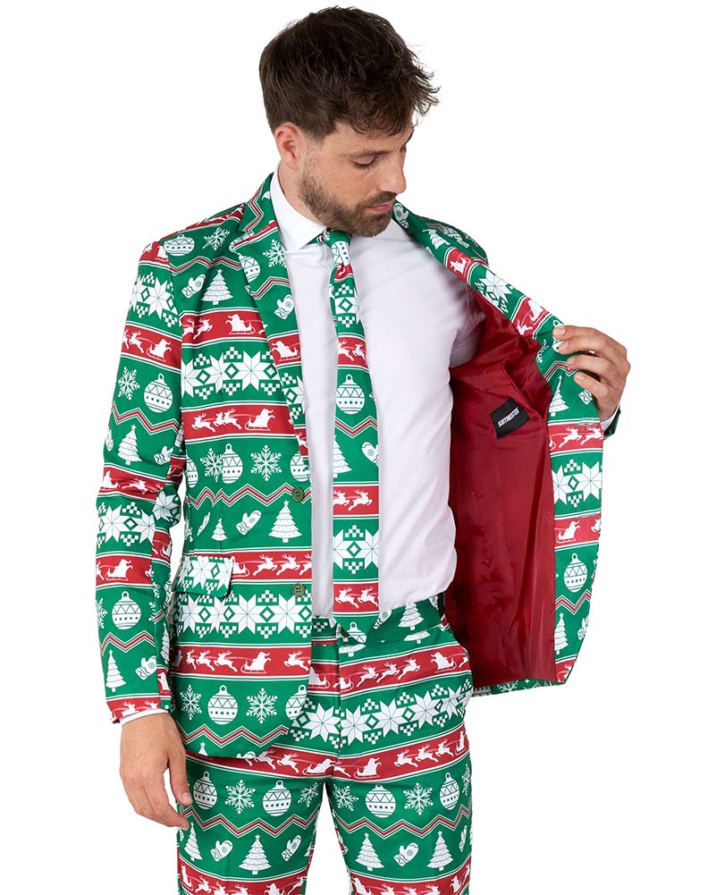 Green Nordic Christmas Suitmeister - Image 4
