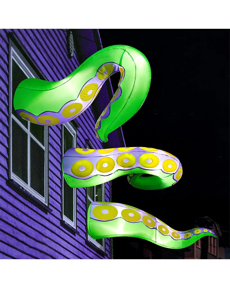 Green Octopus Tentacles Window Breaker Inflatable Decoration 1.8m