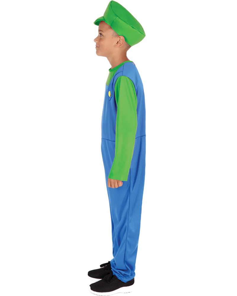 Green Plumber Boys Costume - Image 3