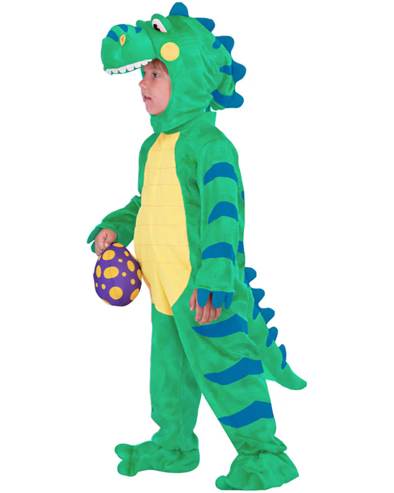 Green T Rex Kids Costume - Image 4