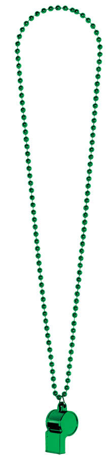 Green Whistle Chain Necklace - Image 2