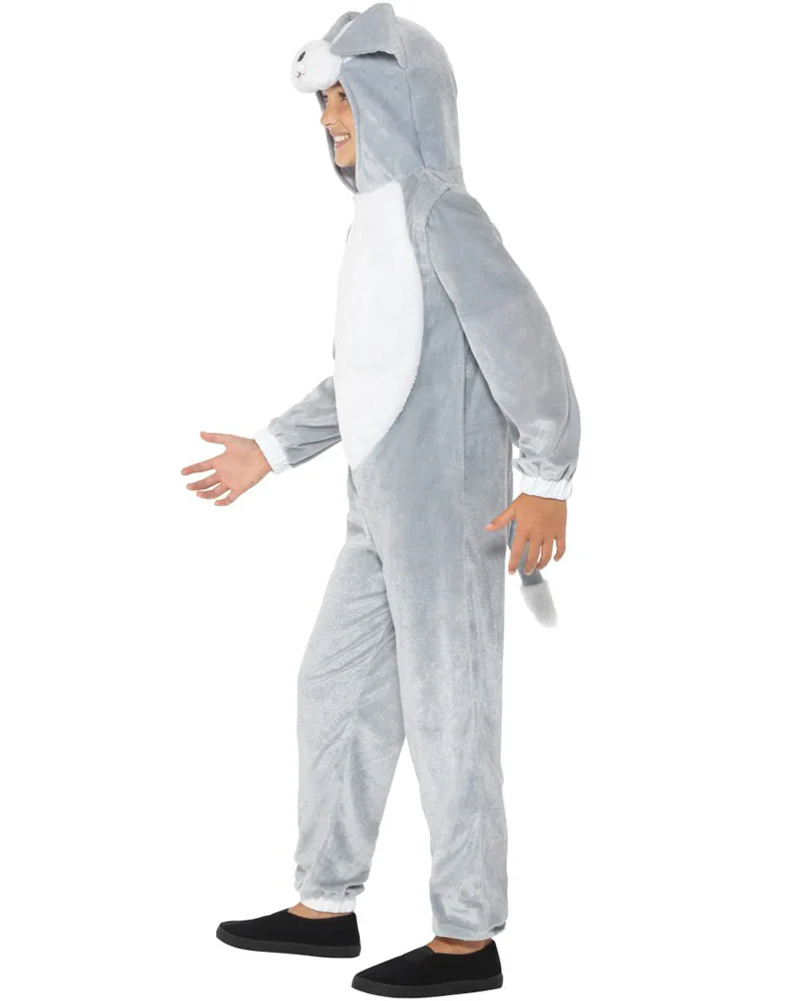 Grey Dog Onesie Kids Costume - Image 4