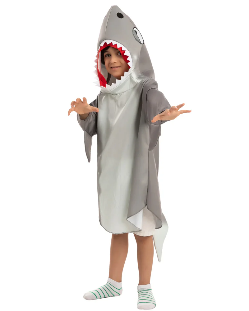 Grey Shark Kids Costume - Image 2