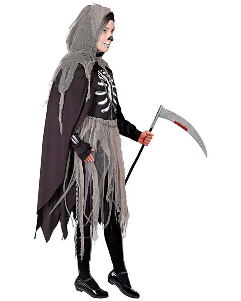 Grim Reaper Girls Costume - Image 2