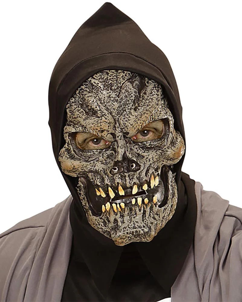 Grim Reaper Hooded Kids Mask