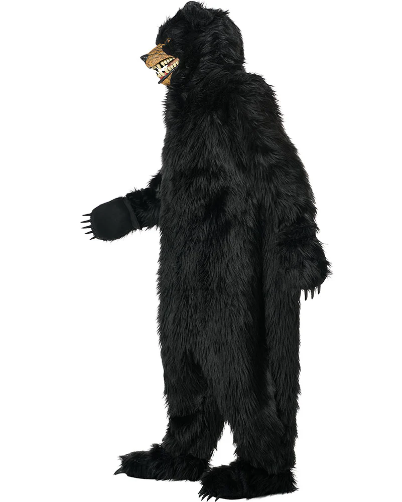 Grizzly Bear Black Deluxe Adult Costume - Image 4