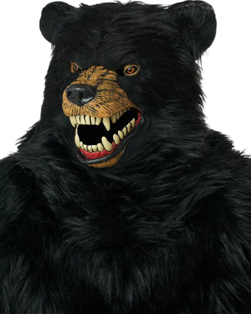 Grizzly Bear Black Deluxe Adult Costume - Image 8