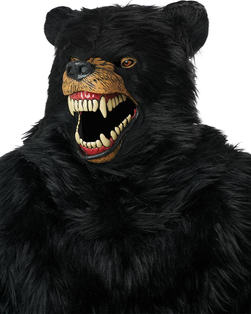 Grizzly Bear Black Deluxe Adult Costume - Image 9