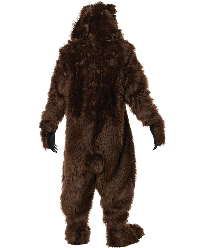 Grizzly Bear Brown Deluxe Adult Costume - Image 5