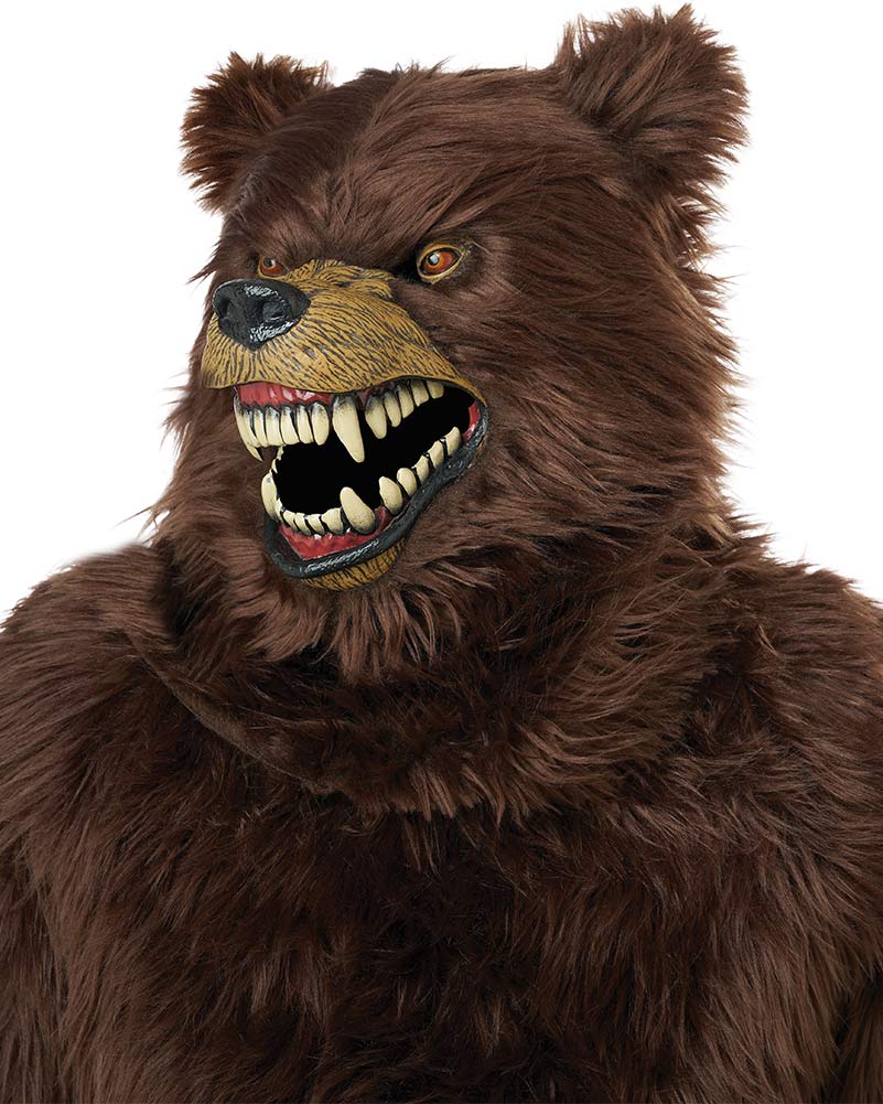 Grizzly Bear Brown Deluxe Adult Costume - Image 8