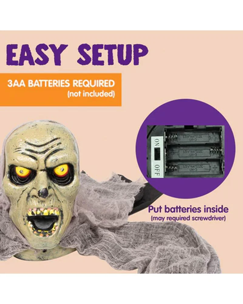 Ground Breaker Zombie Animatronic 89cm - Image 3