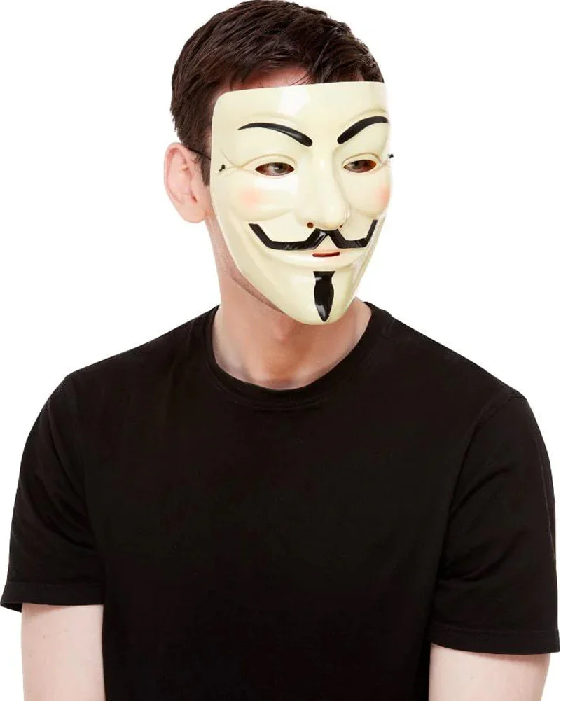 Guy Fawkes Half Mask - Image 2