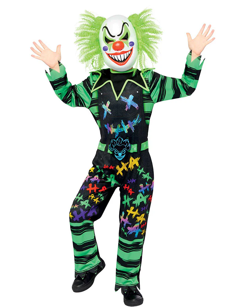 Haha Clown Boys Costume 8-10 Years
