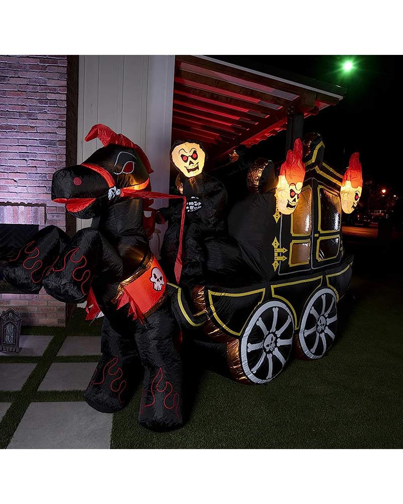 Halloween Carriage Lawn Inflatable 3.6m - Image 4