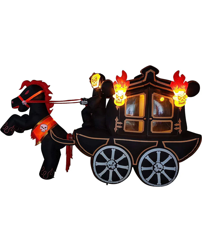 Halloween Carriage Lawn Inflatable 3.6m - Image 5
