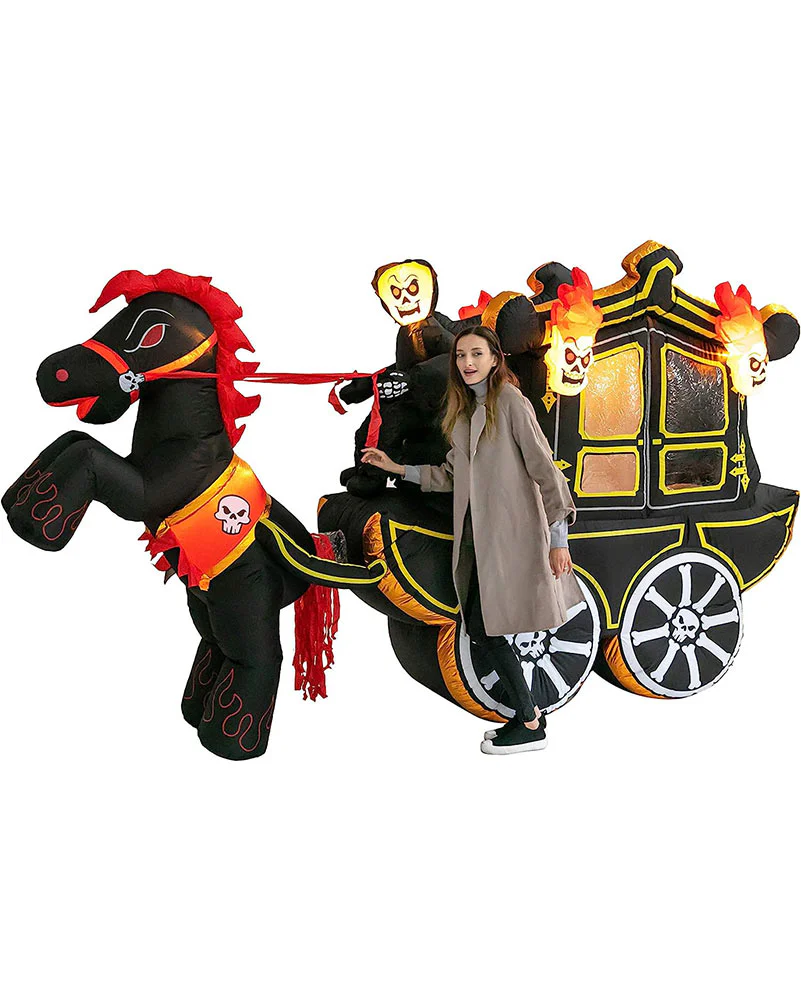 Halloween Carriage Lawn Inflatable 3.6m - Image 6