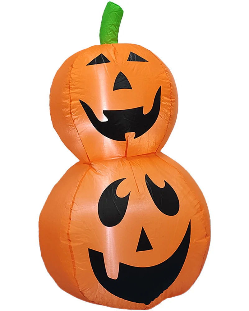 Halloween Pumpkin Stack Lawn Inflatable 1m - Image 4